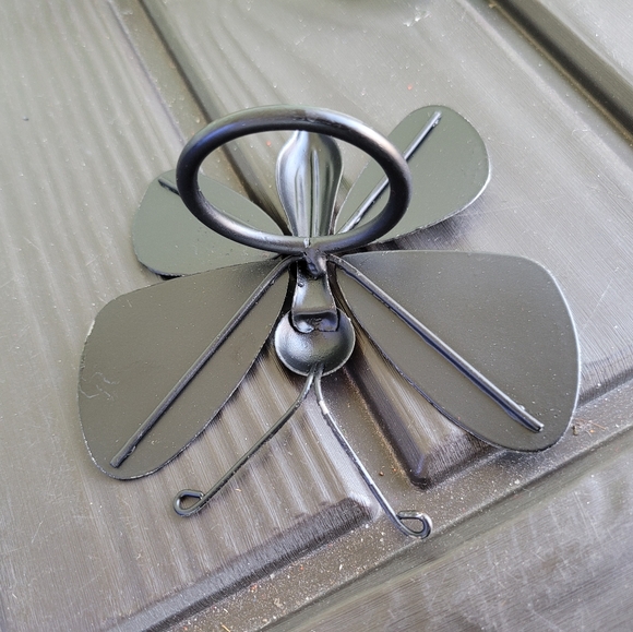 Green bronze color Napkin Rings Set Of 6 metal - Picture 2 of 2